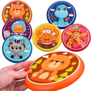 JOKOMISIADA Kolorowy Latający DYSK16cm Zabawka zręcznościowa dysk do rzucania SP0764