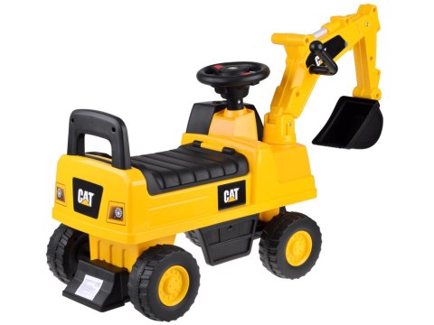 JOKOMISIADA Koparka Jeździk CAT z ruchoma łyżka schowek klakson ZA4898