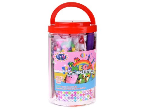 JOKOMISIADA Kreatywny MEGA zestaw do prac plastycznych oczka piórka filc ZA4822