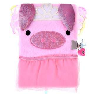 JOKOMISIADA Notes sekretny pamiętnik na kluczyk różowa Świnka ZA4821