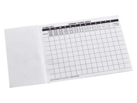 JOKOMISIADA Zestaw gier GRA Domino + Meksykański pociąg Metalowy kuferek GR0630