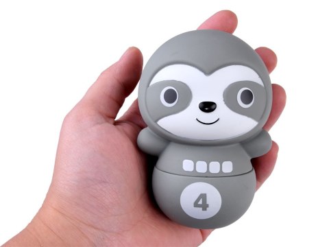 JOKOMISIADA Zestaw gumowych zwierzaków kręgle sensoryczne piłka ZOO dla dzieci ZA4818