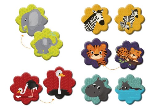 Kapitan Nauka Kapitan Nauka gra pamięciowa Memory Afryka GR0633