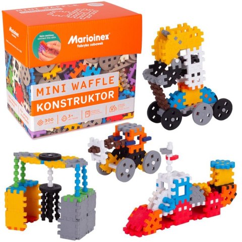Marioinex Marioinex Klocki Wafle mini 300-ele.w Konstruktor ZA4893