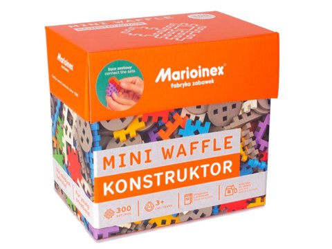 Marioinex Marioinex Klocki Wafle mini 300-ele.w Konstruktor ZA4893