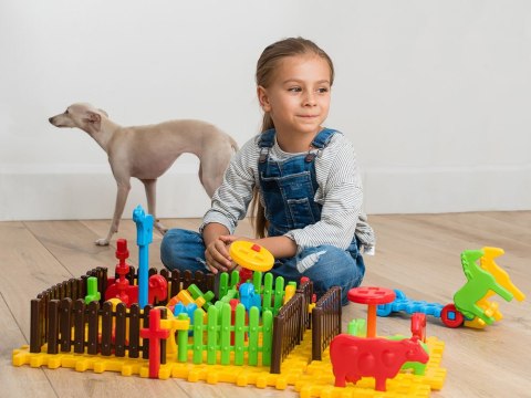 Marioinex Marioinex Klocki konstrukcyjne Mini farma wafle ZA4889