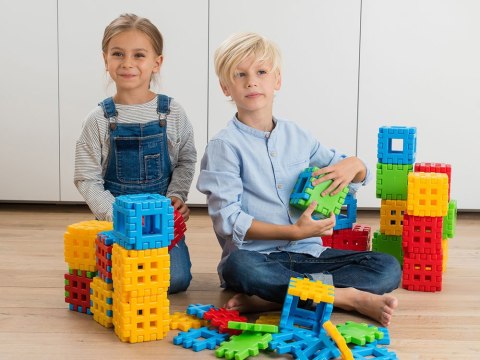 Marioinex Marioinex Klocki konstrukcyjne wafle w kartonie 200szt ZA4888