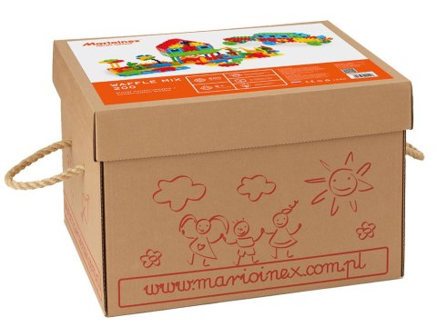 Marioinex Marioinex Klocki konstrukcyjne wafle w kartonie 200szt ZA4888
