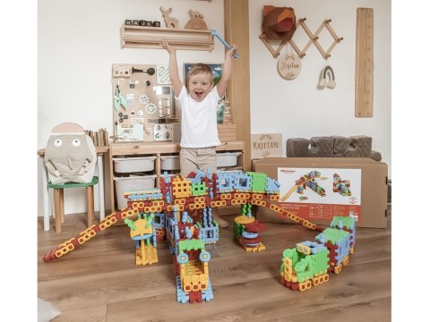 Marioinex Marioinex Klocki wafle Dworzec kolejowy 433-elementy karton ZA4897