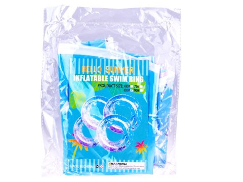 Producent niezdefiniowany Bajeczne Kółko dmuchane z konfetti do pływania dla dzieci 80cm SP0751