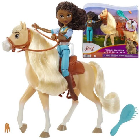 Producent niezdefiniowany Mattel Spirit Mustang Duch wolności Lalka Pru koń HFB90 ZA4925