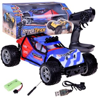 JOKOMISIADA Autko r/c Zestaw auto zdalnie sterowane HYPER TRUCK OFF-ROAD na pilota RC0641 CZ