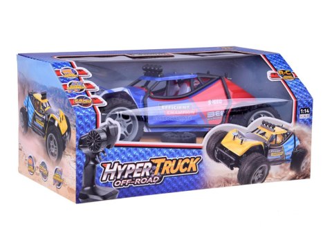 JOKOMISIADA Autko r/c Zestaw auto zdalnie sterowane HYPER TRUCK OFF-ROAD na pilota RC0641 CZ