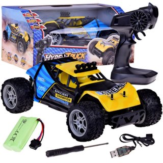 JOKOMISIADA Autko r/c Zestaw auto zdalnie sterowane HYPER TRUCK OFF-ROAD na pilota RC0641 ZO
