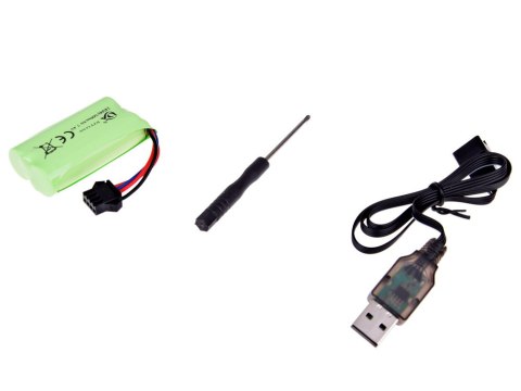 JOKOMISIADA Autko r/c Zestaw auto zdalnie sterowane HYPER TRUCK OFF-ROAD na pilota RC0641 ZO