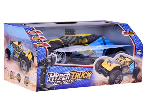 JOKOMISIADA Autko r/c Zestaw auto zdalnie sterowane HYPER TRUCK OFF-ROAD na pilota RC0641 ZO