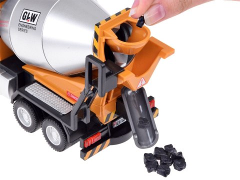 JOKOMISIADA Auto budowlane Betoniarka samochód z dźwiękiem i światłem ZA5010