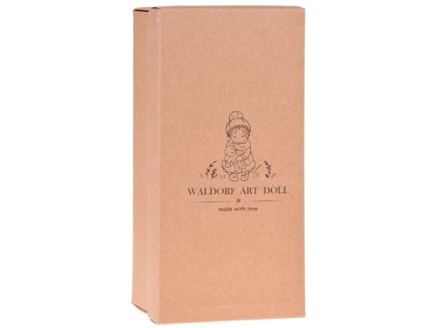 JOKOMISIADA Beżowa Urocza miękka Lalka - minimalistyczna mimika Nauka emocji ZA4996