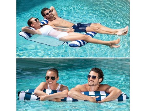 JOKOMISIADA Dmuchany Materac Hamak wodny siatka na basen i plażę SP0766