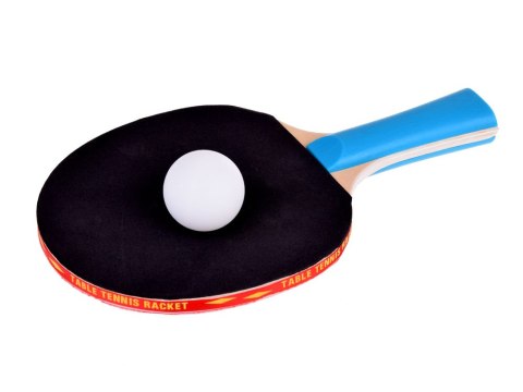 JOKOMISIADA Drewniane PALETKI do gry w ping-pong + 3 piłeczki Tenis stołowy SP0768