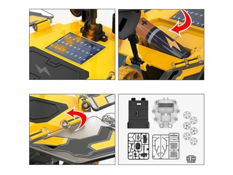 JOKOMISIADA Edukacyjny Łazik Marsjański zestaw konstrukcyjny solarny 50 ele ZA5014