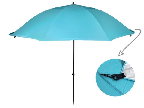 JOKOMISIADA Parasol Plażowy Chalkidiki Para Sole UPF 50+ na Plażę do Ogrodu SP0784