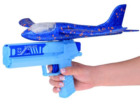 JOKOMISIADA Piankowy Samolot ze światłem LED wystrzeliwany z Pistoletu ZA5000