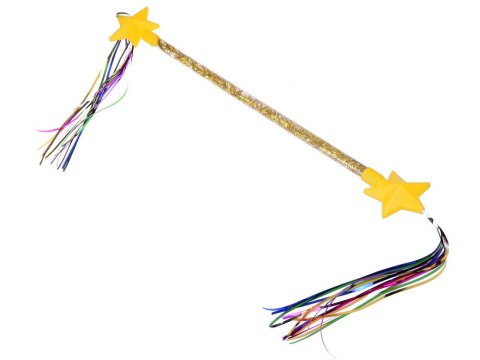 JOKOMISIADA Różdżka pałeczka gimnastyczna ze wstążkami dla gimnastyczki ZA4992