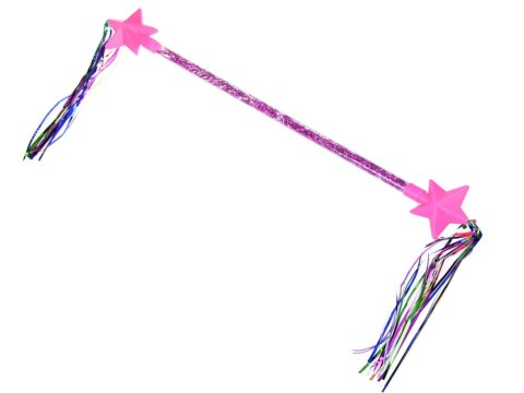 JOKOMISIADA Różdżka pałeczka gimnastyczna ze wstążkami dla gimnastyczki ZA4992