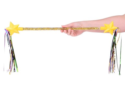 JOKOMISIADA Różdżka pałeczka gimnastyczna ze wstążkami dla gimnastyczki ZA4992