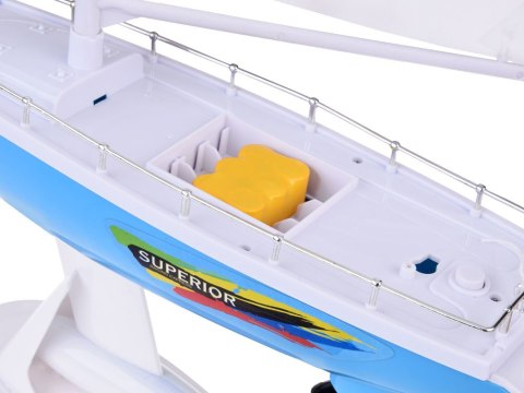 JOKOMISIADA Zdalnie sterowany Jacht żaglowy Żaglówka na pilota koło sterowe RC0639