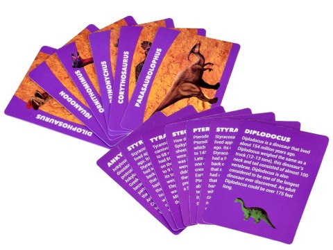 JOKOMISIADA Zestaw Archeologiczny 12 Dużych Jaj + karty Odkryj Świat Dinozaurów ZA4999