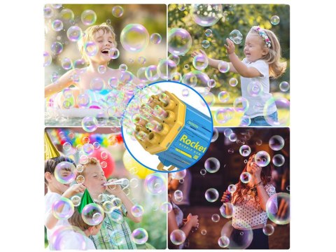 JOKOMISIADA Zestaw Pistolet na bańki mydlane światło + płyn dla dzieci ZA4976
