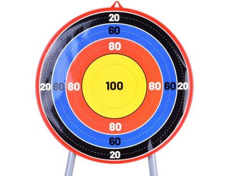 JOKOMISIADA Zestaw łuczniczy Łuk Tarcza Kołczan Strzały zabawa w celowanie SP0773