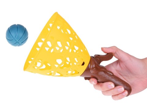 JOKOMISIADA Zestaw sportowy - gra zręcznościowa Złap piłkę do koszyczka SP0770