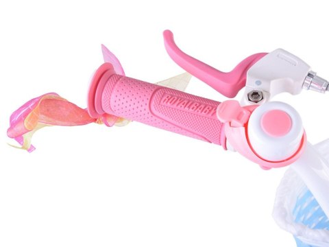 Producent niezdefiniowany RoyalBaby Rower dziewczęcy STAR GIRL 16cal koszyk kółka boczne RB16G-1