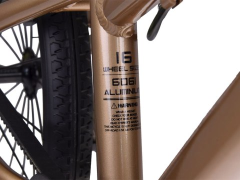 RoyalBaby RoyalBaby Lekki i Doskonały Rower dla Dzieci Gold Kable-Belt 16" RB16-45