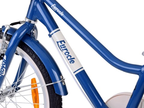 RoyalBaby RoyalBaby Uroczy Miejski Rower z koszykiem dziecięcy Eurocle 18" RB18B-38