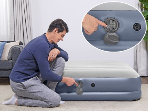 Bestway Bestway Materac kempingowy 2-os. 300kg 203x152cm - wbudowana pompka 6716T