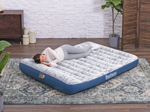 Bestway Bestway Materac kempingowy 2-os. 300kg 203x152cm - wbudowana pompka 67836