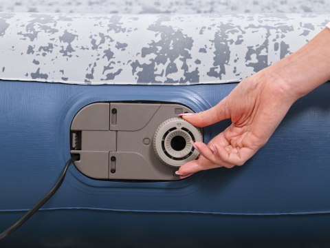 Bestway Bestway Materac kempingowy 2-os. 300kg 203x152cm - wbudowana pompka 67836