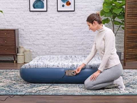 Bestway Bestway Materac kempingowy 2-os. 300kg 203x152cm - wbudowana pompka 67836