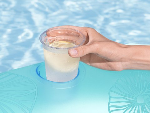 Bestway Bestway niebieskie koło dmuchane z oparciem rafa koralowa 107cm 43730