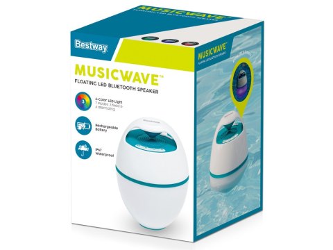 Bestway Bestway pływający głośnik MusicWave™ z Bluetooth i światłem LED 58700
