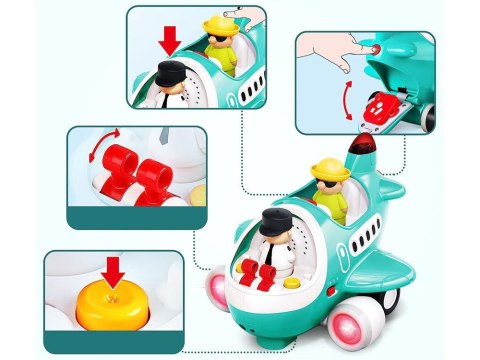 Hola Interaktywny Samolot dla dziecka pilot Zostań pilotem swoich marzeń ZA5072