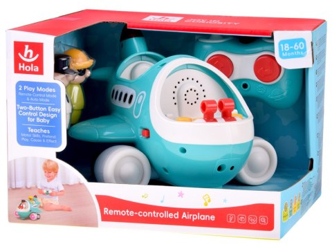 Hola Interaktywny Samolot dla dziecka pilot Zostań pilotem swoich marzeń ZA5072