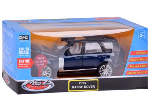 JOKOMISIADA Autko kolekcjonerskie RANGE ROVER 2013 światła ZA5048