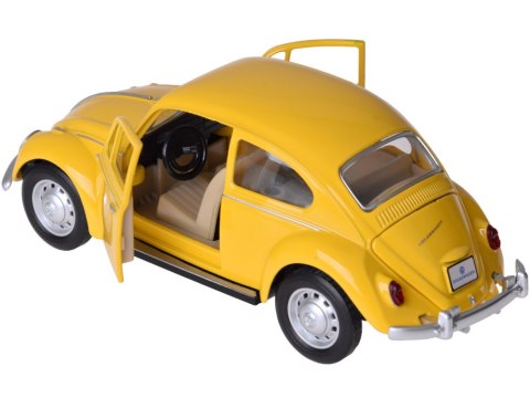 JOKOMISIADA Auto kolekcjonerskie Volkswagen Classical Beetle 1967 1:36 metalowe auto światło dźwięk ZA5055