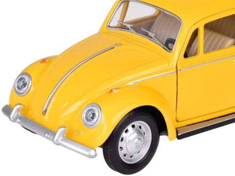 JOKOMISIADA Auto kolekcjonerskie Volkswagen Classical Beetle 1967 1:36 metalowe auto światło dźwięk ZA5055