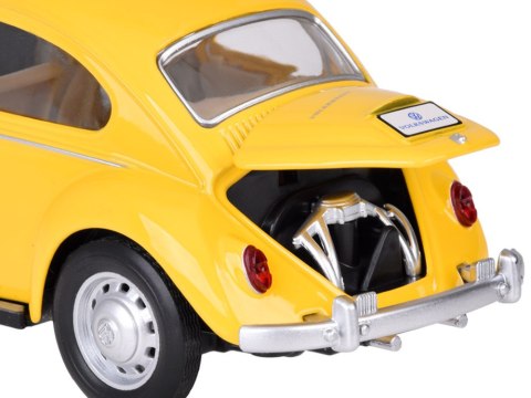 JOKOMISIADA Auto kolekcjonerskie Volkswagen Classical Beetle 1967 1:36 metalowe auto światło dźwięk ZA5055
